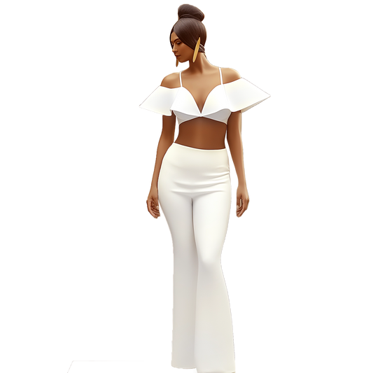 Vote: Aria - Crop Top and Pant Set