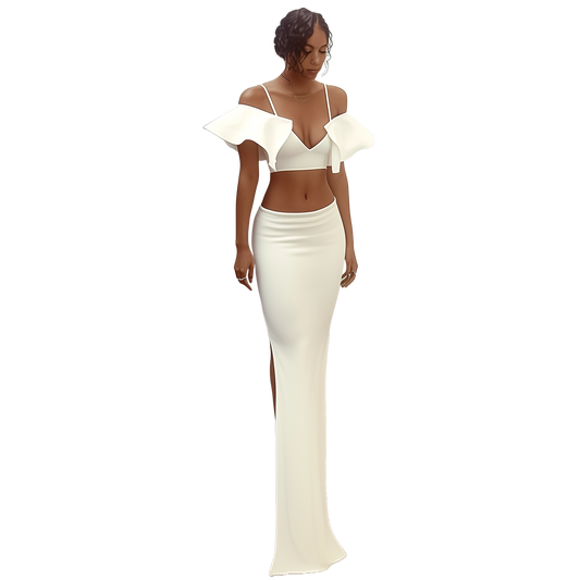 Vote: Mira - Crop Top and Skirt Set