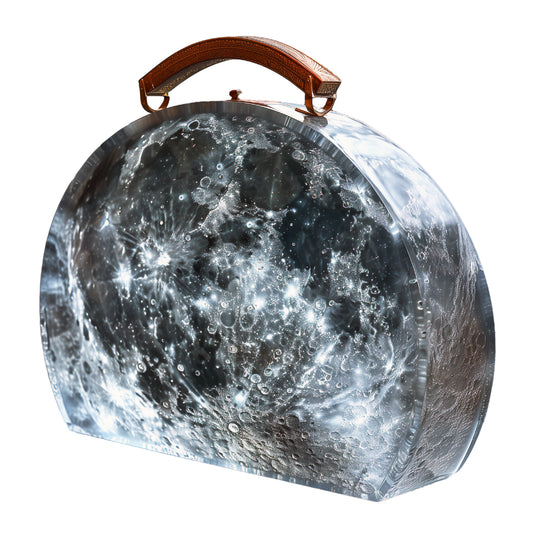 Pre-Order: 1st Quarter Moon - Acrylic Handbag