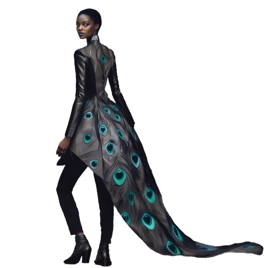 Vote: Charmed - Embroidered Leather Tailcoat