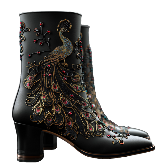 Vote: Peacock Embellished - Women's Boots